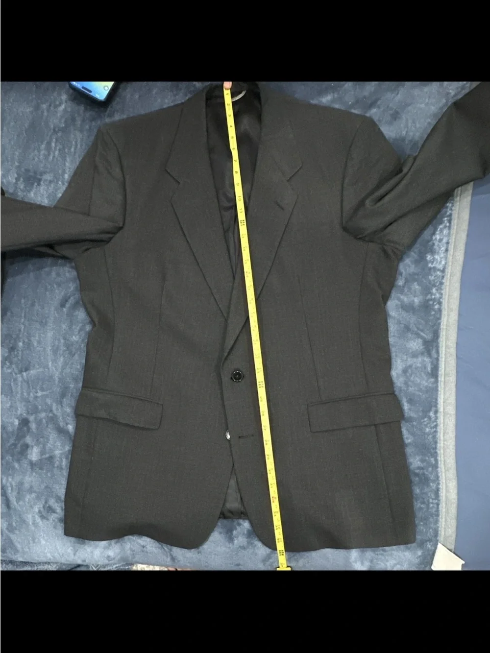 Vintage Dior Men's Dark Charcoal Two-Piece Suit